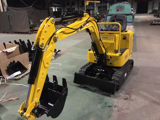 Mini excavatrice de chenille de mini de l'excavatrice SJ10 de machine tambour de double pour la petite zone de manoeuvre 950kgs