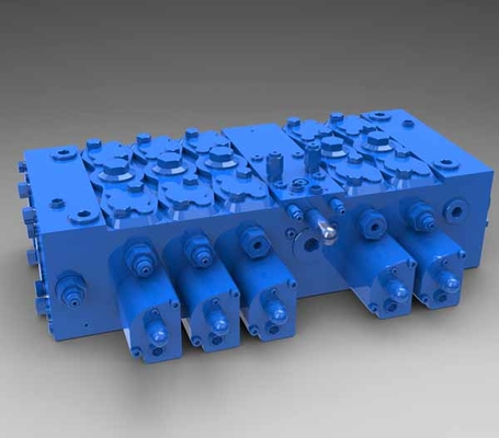 Pleine charge - sensible Multi - way QFZMG32H de vanne de contrôle hydraulique directionnel