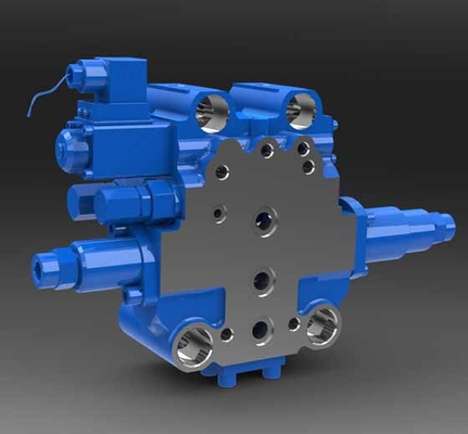 SXHCF10L tampon rotative directionnel hydrauliques de soupape pour moteur niveleuses