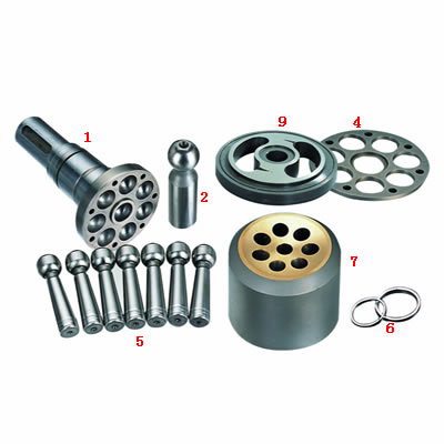 A2FO 55cc, 80cc, 107cc, 125 cm3, 160cc, pièces de pompe hydraulique élevés