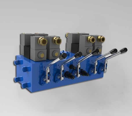 Electro CMJF20 de vanne de contrôle directionnel hydraulique pour 80 / 210 l/min