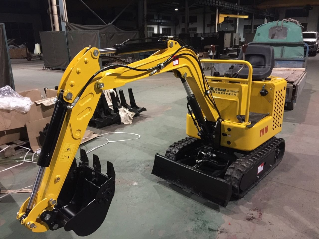 Mini excavatrice de chenille de mini de l'excavatrice SJ10 de machine tambour de double pour la petite zone de manoeuvre 950kgs