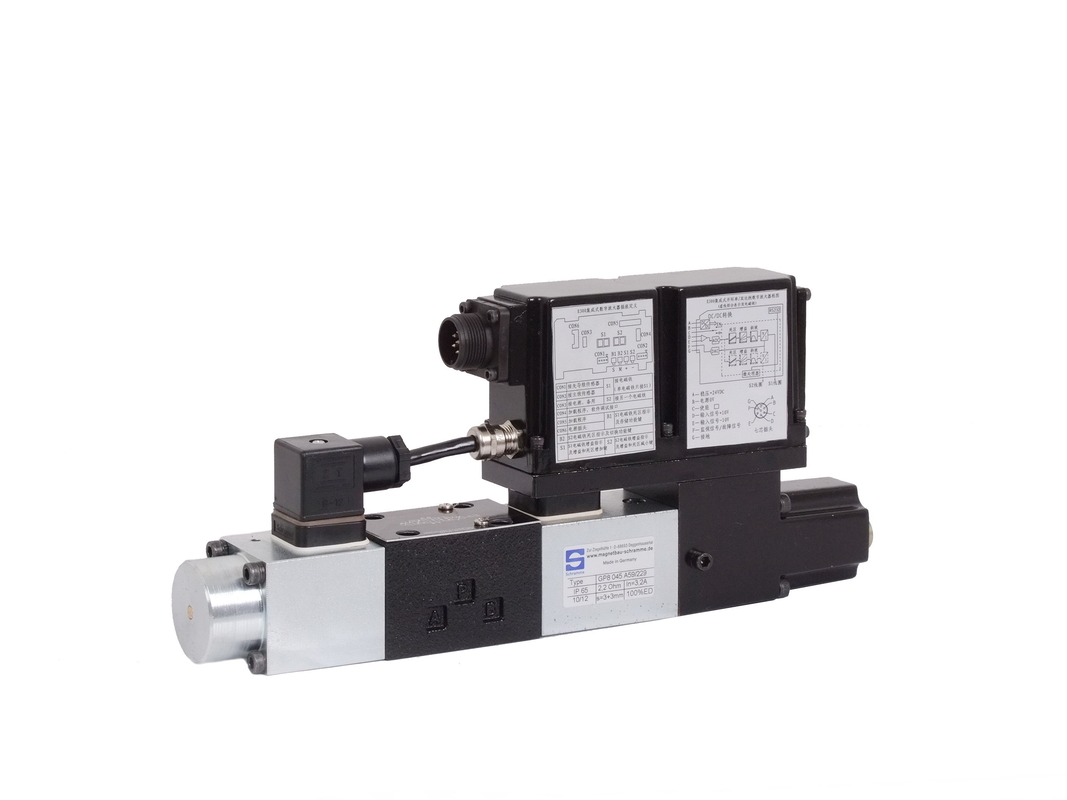 La haute fréquence proportionnelle hydraulique MA-DHZO-T 06 et 10 de valve de direction de MA-DKZOR-T se conforment à l'ISO4401 standard